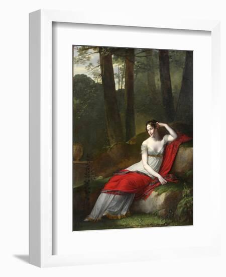 Portrait of Joséphine De Beauharnais, the First Wife of Napoléon Bonaparte (1763-181), 1805-Pierre-Paul Prud'hon-Framed Giclee Print