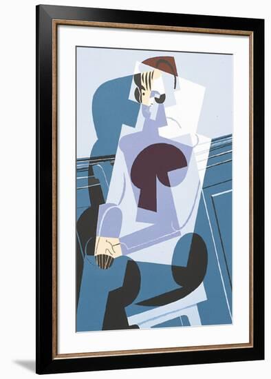 Portrait of Josette Gris, c.1916-Juan Gris-Framed Art Print