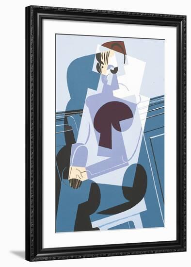 Portrait of Josette Gris, c.1916-Juan Gris-Framed Art Print