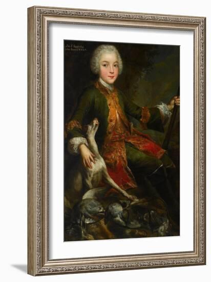 Portrait of Józef Sapieha (1737-179), C. 1740-Augustyn Mirys-Framed Giclee Print