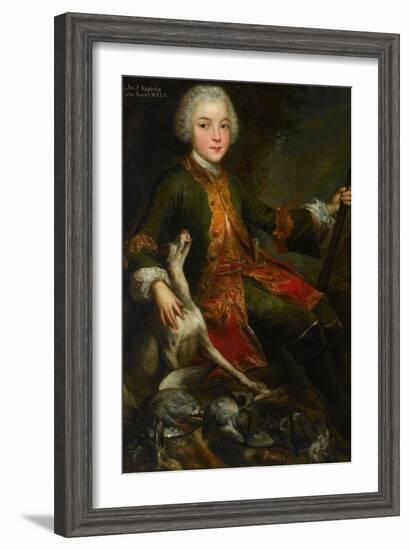 Portrait of Józef Sapieha (1737-179), C. 1740-Augustyn Mirys-Framed Giclee Print