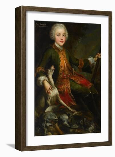 Portrait of Józef Sapieha (1737-179), C. 1740-Augustyn Mirys-Framed Giclee Print