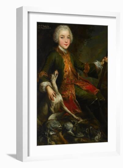 Portrait of Józef Sapieha (1737-179), C. 1740-Augustyn Mirys-Framed Giclee Print