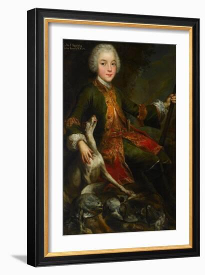 Portrait of Józef Sapieha (1737-179), C. 1740-Augustyn Mirys-Framed Giclee Print