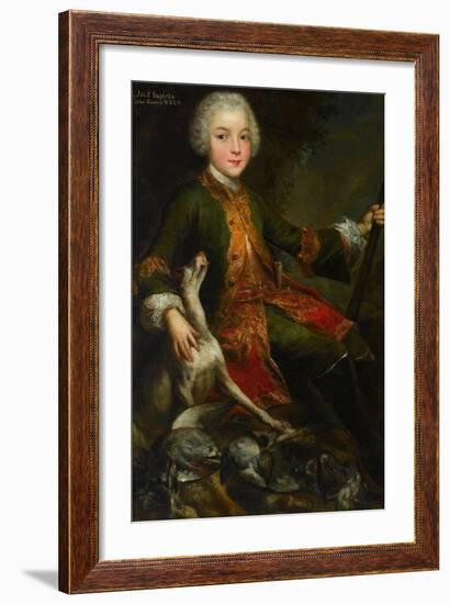 Portrait of Józef Sapieha (1737-179), C. 1740-Augustyn Mirys-Framed Giclee Print