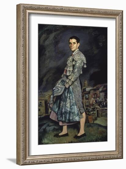 Portrait of Juan Belmonte, 1924-Ignacio Zuloaga-Framed Giclee Print