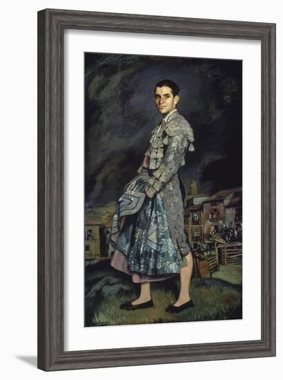 Portrait of Juan Belmonte, 1924-Ignacio Zuloaga-Framed Giclee Print