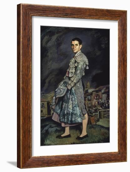 Portrait of Juan Belmonte, 1924-Ignacio Zuloaga-Framed Giclee Print