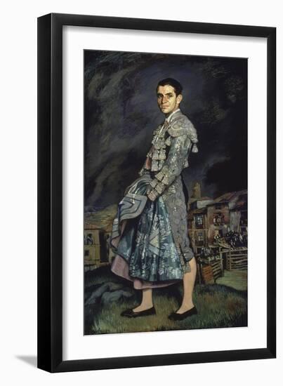 Portrait of Juan Belmonte, 1924-Ignacio Zuloaga-Framed Giclee Print