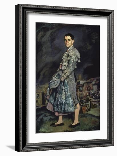 Portrait of Juan Belmonte, 1924-Ignacio Zuloaga-Framed Giclee Print