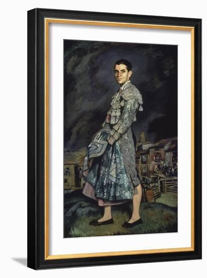 Portrait of Juan Belmonte, 1924-Ignacio Zuloaga-Framed Giclee Print