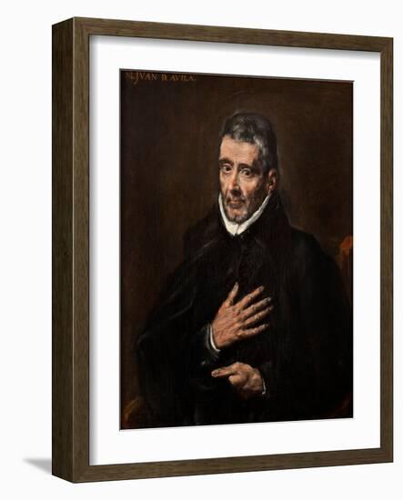 Portrait of Juan De Ávila-El Greco-Framed Giclee Print