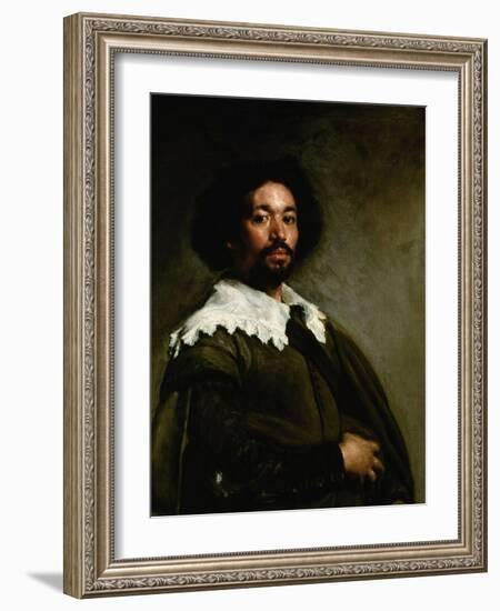 Portrait of Juan De Pareja, 1650-Diego Velazquez-Framed Giclee Print