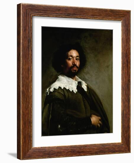 Portrait of Juan De Pareja, 1650-Diego Velazquez-Framed Giclee Print