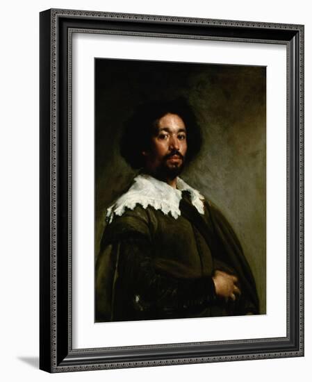 Portrait of Juan De Pareja, 1650-Diego Velazquez-Framed Giclee Print