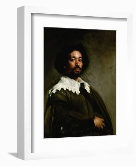 Portrait of Juan De Pareja, 1650-Diego Velazquez-Framed Giclee Print