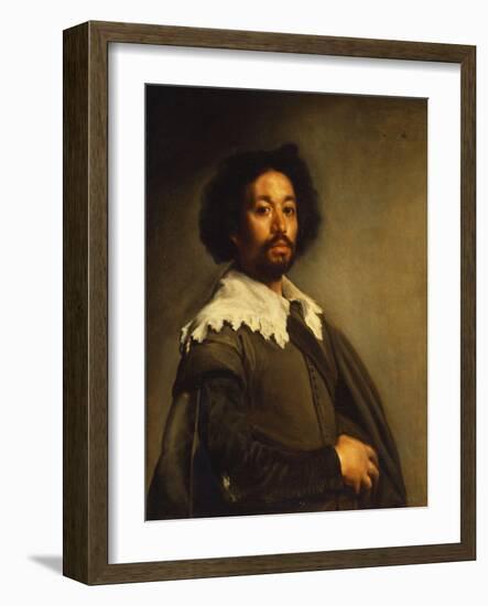 Portrait of Juan De Pareja-Diego Velazquez-Framed Giclee Print