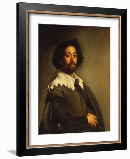 Portrait of Juan De Pareja-Diego Velazquez-Framed Giclee Print