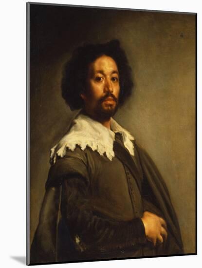 Portrait of Juan De Pareja-Diego Velazquez-Mounted Giclee Print