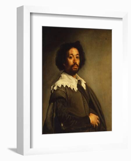 Portrait of Juan De Pareja-Diego Velazquez-Framed Giclee Print