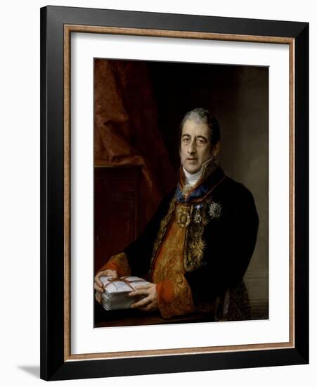 Portrait of Juan Miguel De Grigalba, C.1835-Vicente Lopez y Portana-Framed Giclee Print