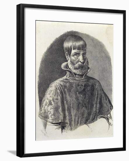 Portrait of Juan Ponce De Leon, 1513-null-Framed Giclee Print