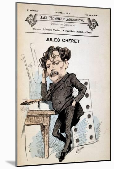 Portrait of Jules Chéret, French Painter and Poster Artist (1836-1932). in Today's Men. Drawing by-Alfred Choubrac-Mounted Giclee Print