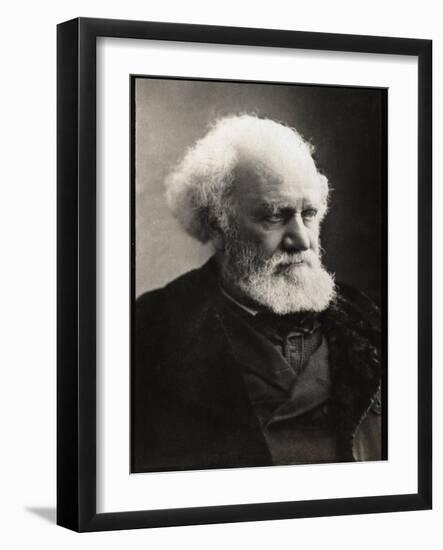 Portrait of Jules Janssen (Pierre Jules Cesar Janssen) (1824-1907), French astronomer-French Photographer-Framed Giclee Print