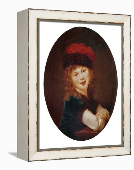 Portrait of Julie Lebrun, 1788 (Painting)-Elisabeth Louise Vigee-LeBrun-Framed Premier Image Canvas