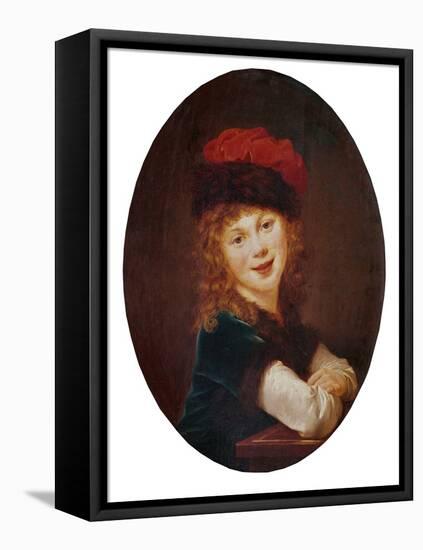 Portrait of Julie Lebrun, 1788 (Painting)-Elisabeth Louise Vigee-LeBrun-Framed Premier Image Canvas