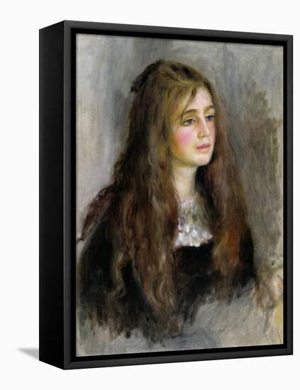 Portrait of Julie Manet (1878-1966) 1894-Pierre-Auguste Renoir-Framed Premier Image Canvas