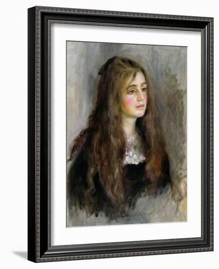 Portrait of Julie Manet (1878-1966) 1894-Pierre-Auguste Renoir-Framed Giclee Print