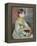 Portrait of Julie Manet or Little Girl with Cat-Pierre-Auguste Renoir-Framed Premier Image Canvas