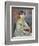 Portrait of Julie Manet or Little Girl with Cat-Pierre-Auguste Renoir-Framed Giclee Print