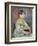 Portrait of Julie Manet or Little Girl with Cat-Pierre-Auguste Renoir-Framed Giclee Print