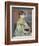 Portrait of Julie Manet or Little Girl with Cat-Pierre-Auguste Renoir-Framed Giclee Print