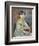 Portrait of Julie Manet or Little Girl with Cat-Pierre-Auguste Renoir-Framed Giclee Print