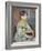 Portrait of Julie Manet or Little Girl with Cat-Pierre-Auguste Renoir-Framed Giclee Print