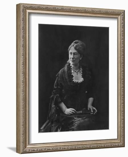 Portrait of Juliette Adam-Nadar-Framed Photographic Print