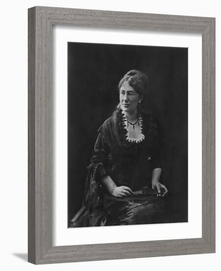 Portrait of Juliette Adam-Nadar-Framed Photographic Print