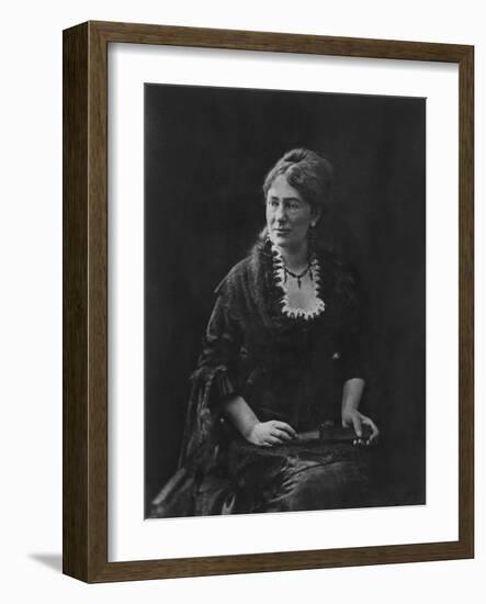 Portrait of Juliette Adam-Nadar-Framed Photographic Print