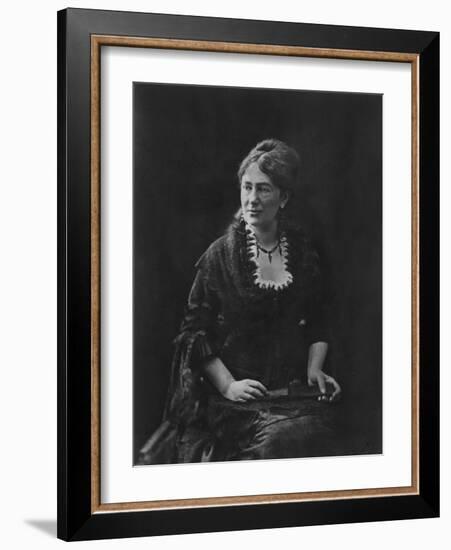 Portrait of Juliette Adam-Nadar-Framed Photographic Print