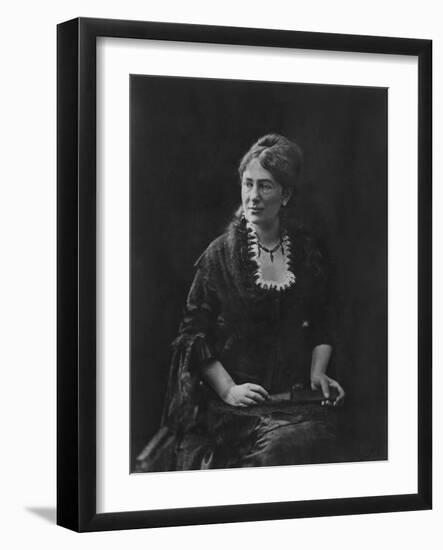 Portrait of Juliette Adam-Nadar-Framed Photographic Print