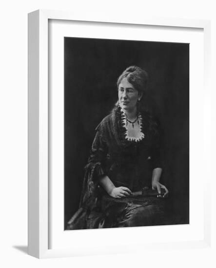 Portrait of Juliette Adam-Nadar-Framed Photographic Print