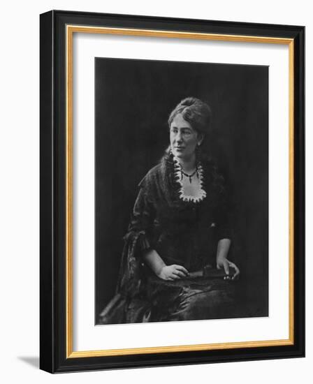 Portrait of Juliette Adam-Nadar-Framed Photographic Print