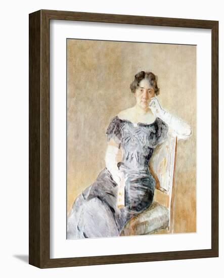 Portrait of Juliette Kaufmann-Isidor Kaufmann-Framed Art Print