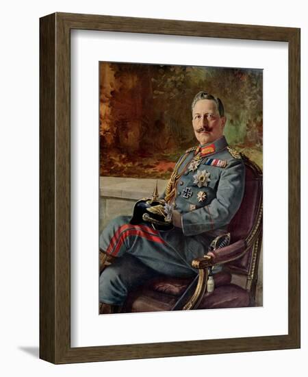 Portrait of Kaiser Wilhelm II-null-Framed Giclee Print