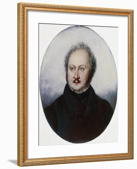 Portrait of Karl Wilhelm Naundorff-null-Framed Giclee Print