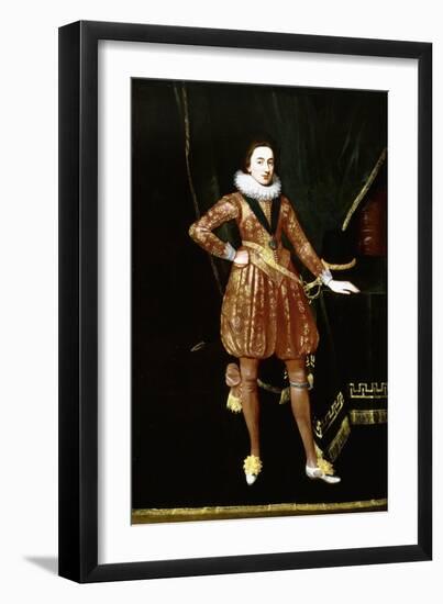 Portrait of King Charles I as the Prince of Wales-Daniel Mytens-Framed Giclee Print