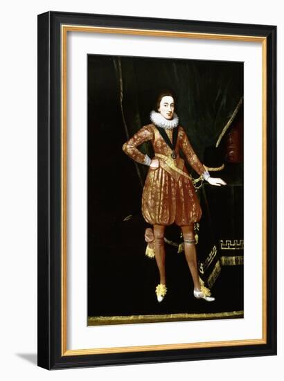 Portrait of King Charles I as the Prince of Wales-Daniel Mytens-Framed Giclee Print